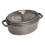 Staub Cocotte casseruola ovale grigio 37cm