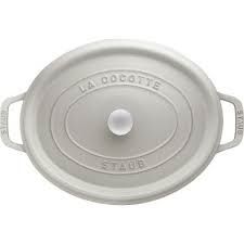 Staub Cocotte casseruola ovale tartufo bianco 29cm
