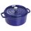 Staub Cocotte casseruola tonda blu