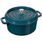 Staub Cocotte casseruola tonda blu la-mer 28cm