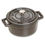 Staub Cocotte casseruola tonda grigio