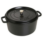 Staub Cocotte casseruola tonda nero 34cm