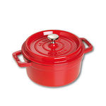 Staub Cocotte casseruola tonda rosso 20cm