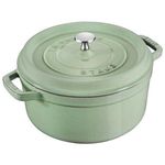 Staub Cocotte casseruola tonda salvia 28cm