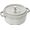 Staub Cocotte casseruola tonda tartufo bianco 24cm