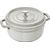 Staub Cocotte casseruola tonda tartufo bianco 24cm