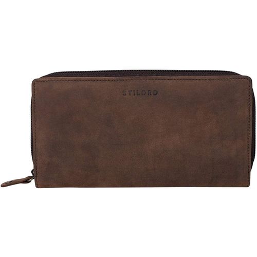 Stilord Portafoglio Dana Donna Pelle 718 Marrone Pallido