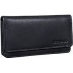 Stilord Portafoglio Lotta Donna Pelle 1071 Nero