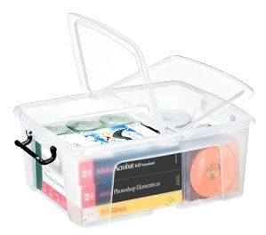 Strata Scatola di conservazione con coperchio e maniglie 498x395x202 mm