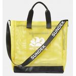 Sundek Borsa da Spiaggia Grande In Mesh Gialla