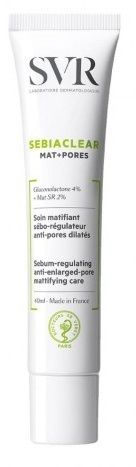 SVR Sebiaclear Mat + Pores Crema Seboregolatrice e Anti-Pori Opacizzante 40ml