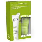 SVR Sebiaclear Mat + Pores Crema Seboregolatrice e Anti-Pori Opacizzante 40ml + Gel Moussant