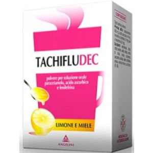 Angelini Tachifludec 16 bustine limone e miele