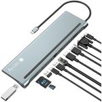Techly IUSB31C-DOCK12DPHD replicatore di porte e docking station