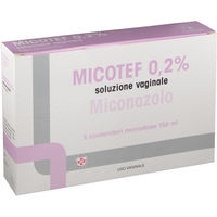 Teofarma Micotef 0,2% soluzione vaginale 5 contenitori monodose 150ml