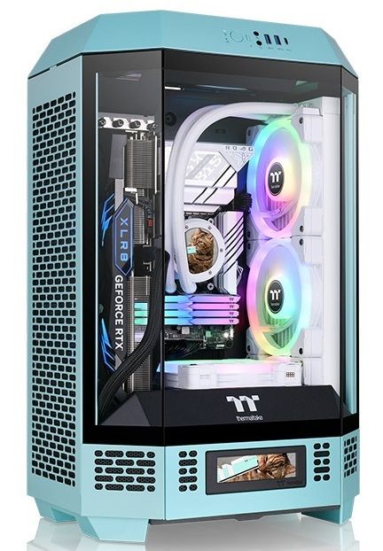 Thermaltake The Tower 300 Turchese