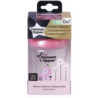 Tommee Tippee Biberon Easy-Vent 0m+ rosa silicone 260ml