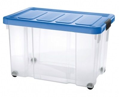 Tontarelli Puzzle Box con coperchio e ruote 60 L