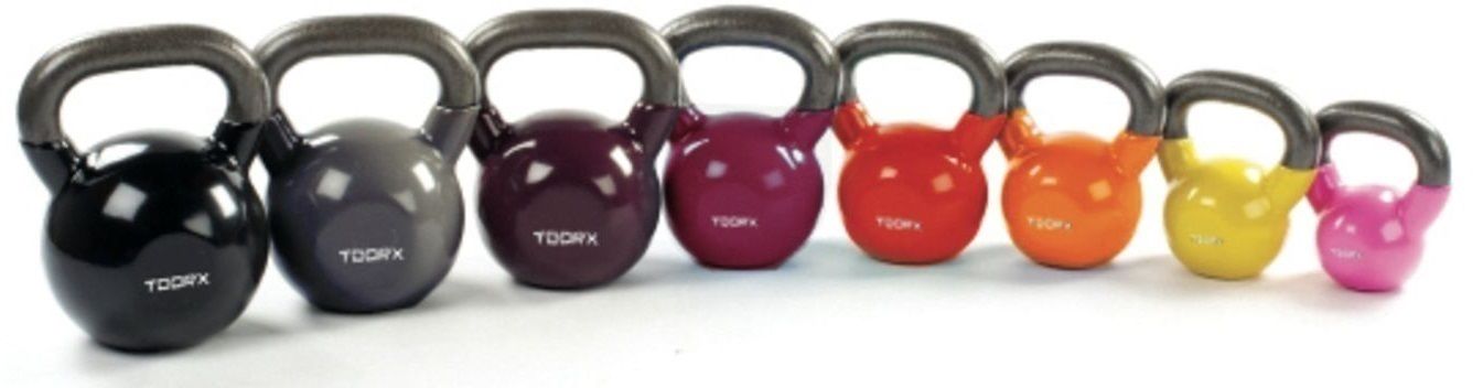 Kettlebell toorx in vinile da kg. 8 cod. KRV-8 - All Sport Roma