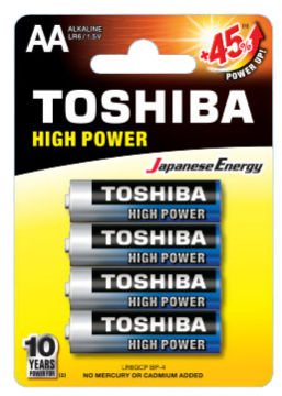 Toshiba High Power AA (4 pz)