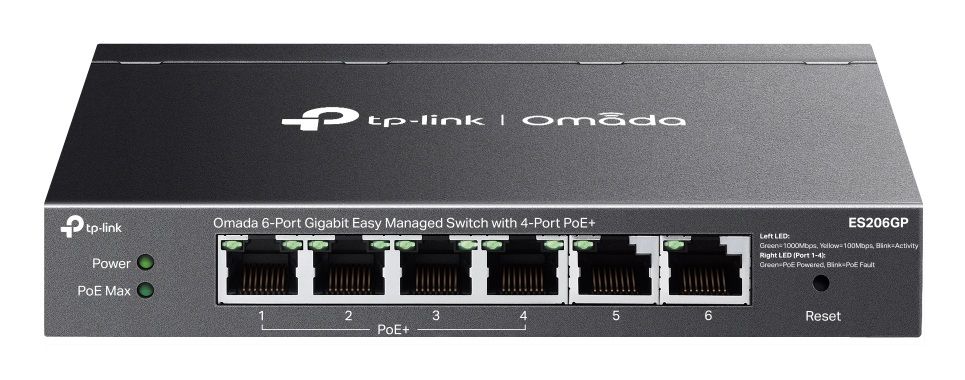 TP-Link Omada ES206GP Nero