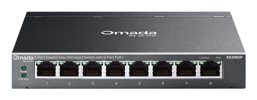 TP-Link Omada ES208GP Nero