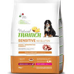 Trainer Natural Sensitive No Gluten Puppy&Junior Medium&Maxi (Anatra) - secco 3Kg