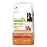 Trainer Natural Sensitive No Gluten Puppy&Junior Medium&Maxi (Anatra) - secco 12kg