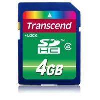 Transcend SDHC 4 GB Class 4