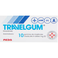 Meda Pharma Travelgum 20mg 10 gomme da masticare