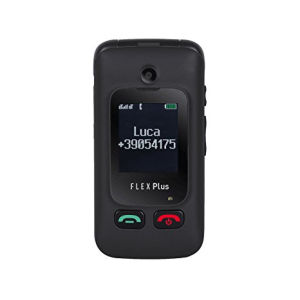 Telefono Cellulare per Anziani A Conchiglia Doppio Display Trevi FLEX PLUS  65 Nero