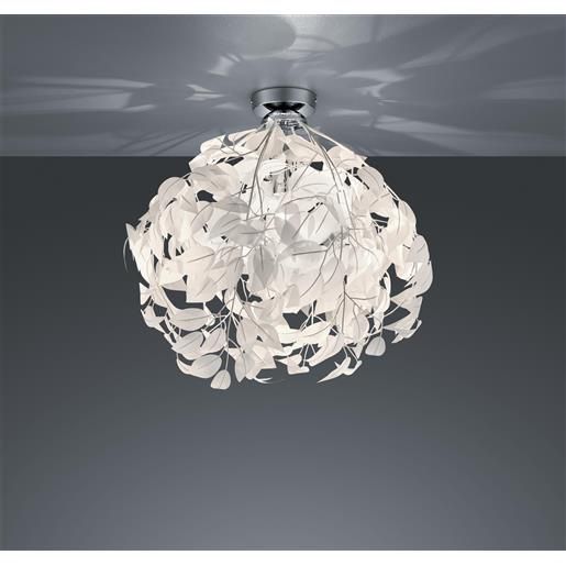 Reality Leuchten Route Lampada Da Soffitto A LED 3x5W - Nickel Satinato E Bianco - Luce Calda 3000K