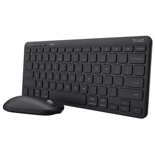 Trust Lyra Set tastiera e mouse Nero