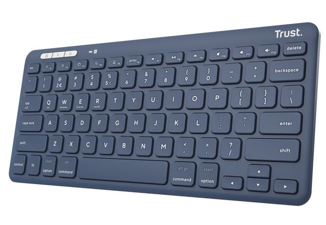 Trust Lyra Tastiera wireless compatta Blu
