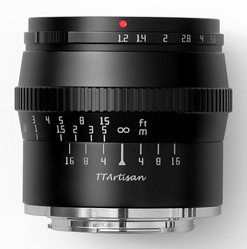 Obiettivo 7Artisans 50mm T1.05 APS-C VISION CINE per mirrorless Sony E