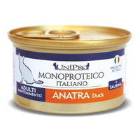 Unipro Monoproteico Gatto Adulto/Mantenimento (Anatra) - umido 85g