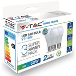 V-TAC VT-1900 LED 9W E27 Bianco