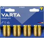 Varta Longlife AA 8 pz