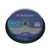 Verbatim BD-R DL 50 GB 6x (10 pcs cakebox)
