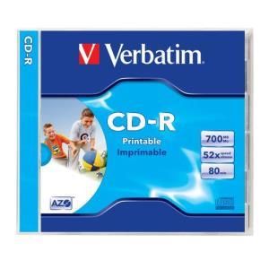 Verbatim CD-R 700MB 52x Printable 1 pz