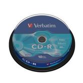 Verbatim CD-R 80 Min. 52x (10 pcs cakebox)