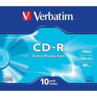 Verbatim CD-R 80 Min. 52x (10 pcs) Slim