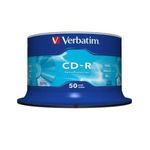 Verbatim CD-R 80 Min. 52x (50 pcs cakebox)