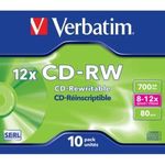 Verbatim DataLifePlus CD-RW 80 Min. 10x (10 pcs)