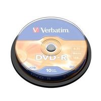 Verbatim DataLifePlus DVD-R 4.7 GB 4x (10 pcs cakebox)