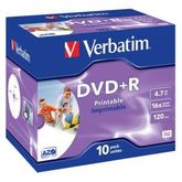 Verbatim DataLifePlus DVD+R 4.7 GB 16x Printable (10 pcs)
