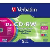 Verbatim DataLifePlus Hi-Speed CD-RW 80 Min. 12x (5 pcs)