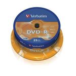 Verbatim DVD-R 4.7 GB 16x 25 pz