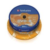 Verbatim DVD-R 4.7 GB 16x (25 pcs cakebox)