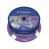 Verbatim DVD+R DL 8.5 GB 8x (25 pcs)